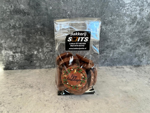 Kerst choco kransje melk klein