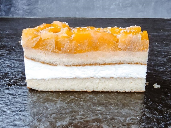 Gluten & Lactose vrij perzik gebakje